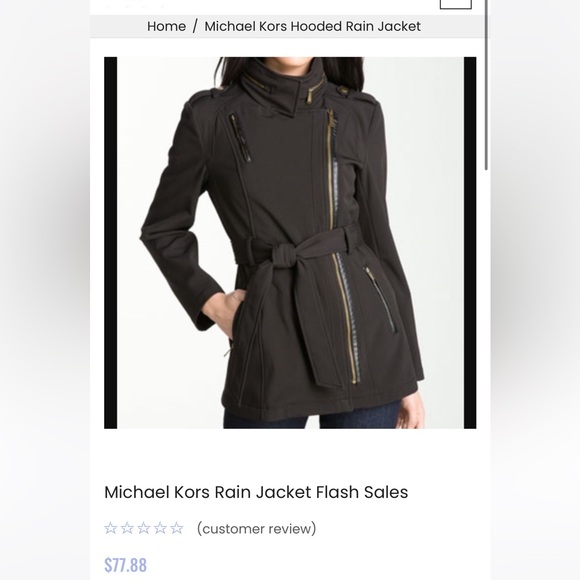 Black Belted Women's Jacket - Picture 1 of 8
